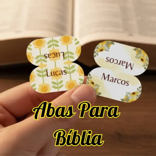 Arquivo Digital: Abas Personalizadas para Bíblia Cod 004