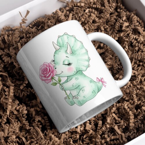 Kit Digital Dinossauros Baby Aquarela – 65 Elementos PNG