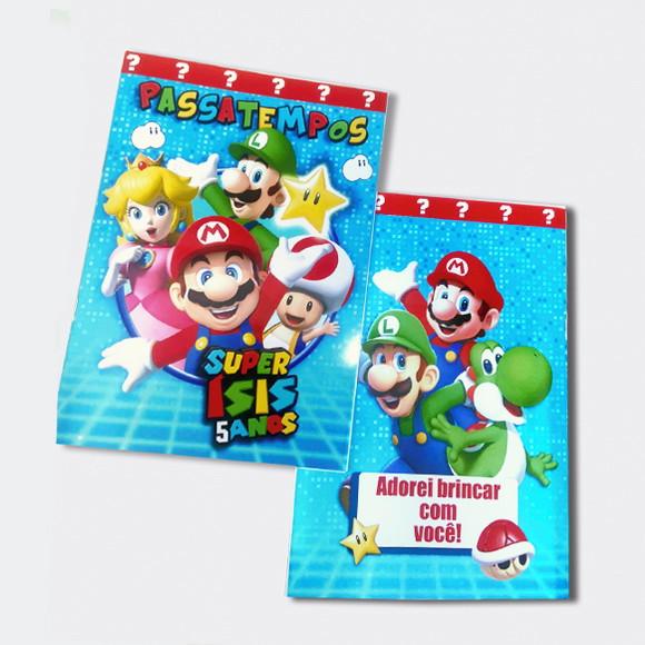 Livrinho de Passatempos Mario Bros