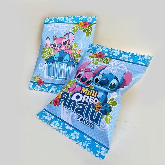 Biscoito Mini Oreo - Tema Stitch