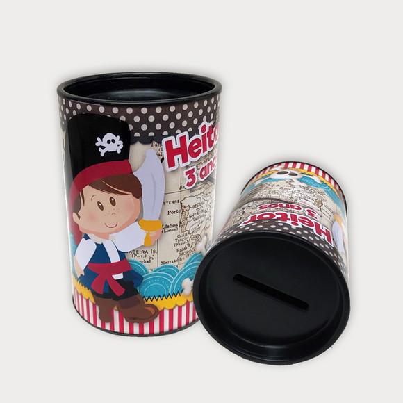 Cofrinho Personalizado Tema Pirata