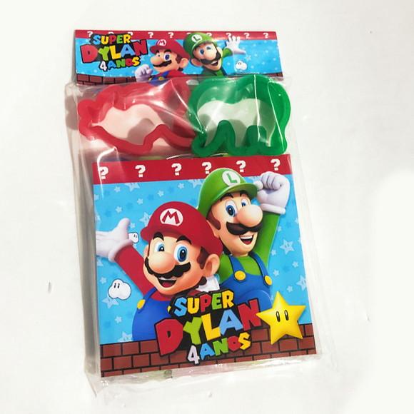 Kit Massinha e Cortadores - Mario Bros