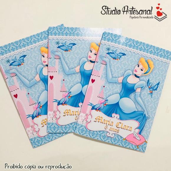 Livrinho de Colorir e Passatempos Cinderela