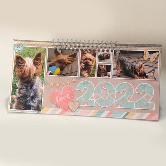 Calendário de Mesa Personalizado - Pet