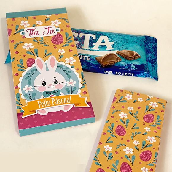 Caixinha com Chocolate - Páscoa