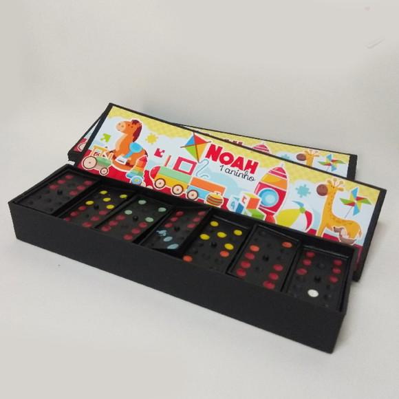 Dominó Personalizado Tema Brinquedos Antigos