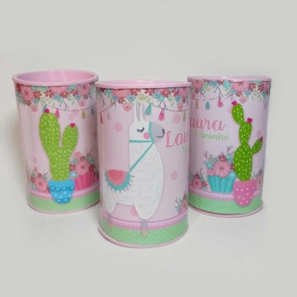 Cofrinho Personalizado Tema Lhama