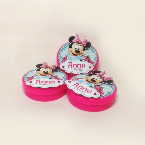 Latinha Scrap Minnie Rosa