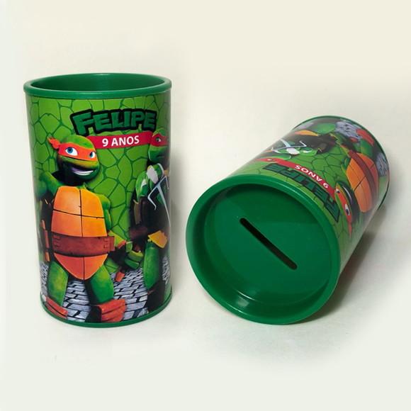 Cofrinho Personalizado Tartarugas Ninja