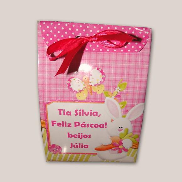 Sacola Laço - Presente de Páscoa