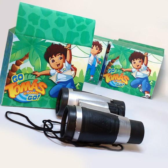 Caixinha com Binóculo - Go Diego Go