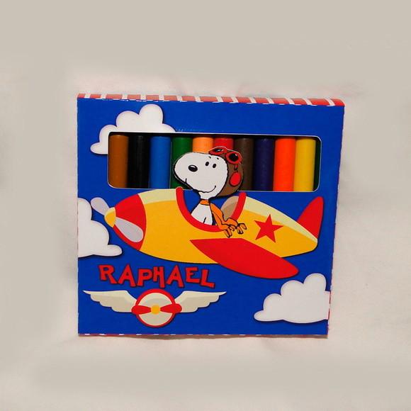 Giz de Cera- Snoopy Aviador