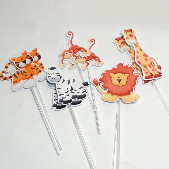 Toppers para Docinho Safari
