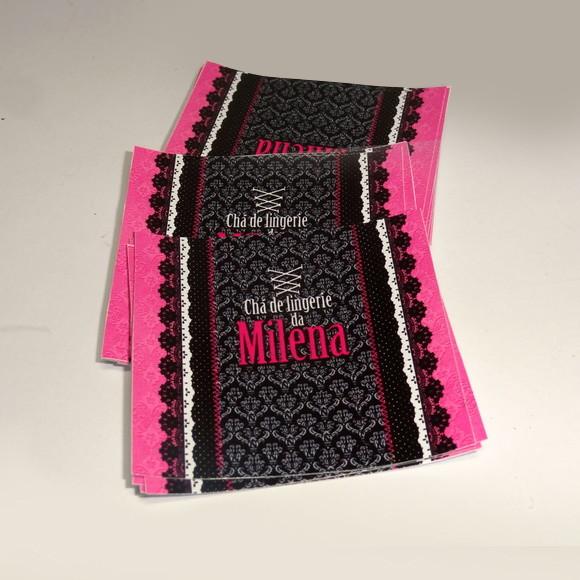Rótulo Baton - Chá de Lingerie