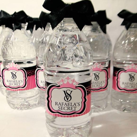Rótulo Água Victoria's Secrets c/ Relevo