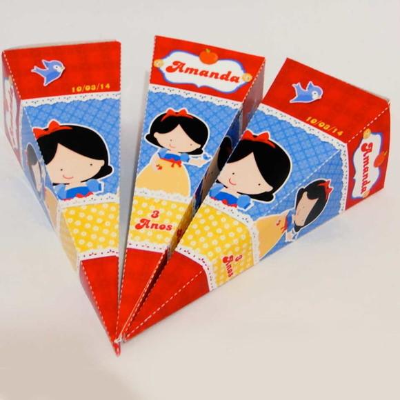 Cone Triangular Branca de Neve