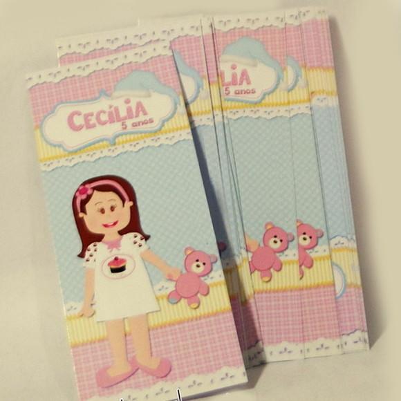 Adesivo para suco - Festa do Pijama