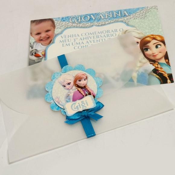 Convite Transparência Frozen