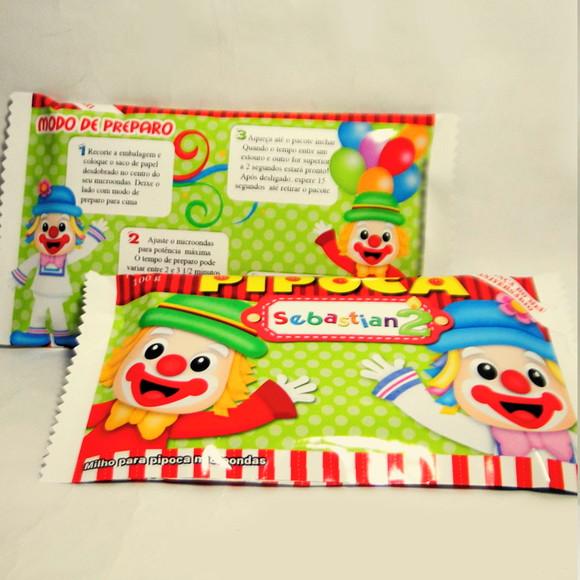 Pipoca para Microondas Personalizada