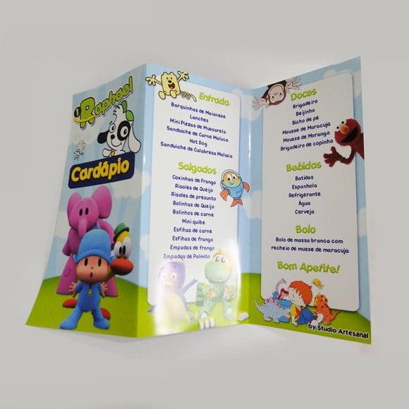 Cardápio Discovery Kids
