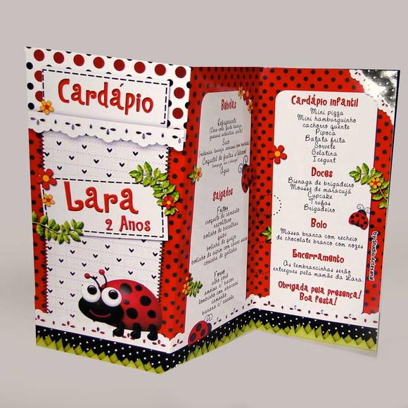 Cardápio - Jardim Encantado / Joaninha
