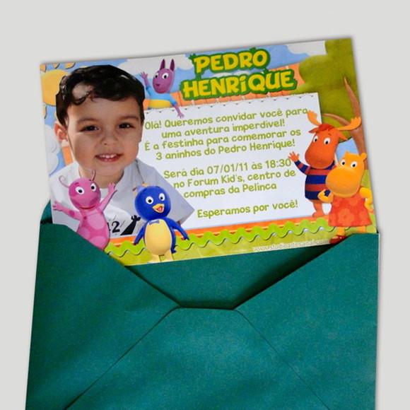 Convite Tradicional Backyardigans