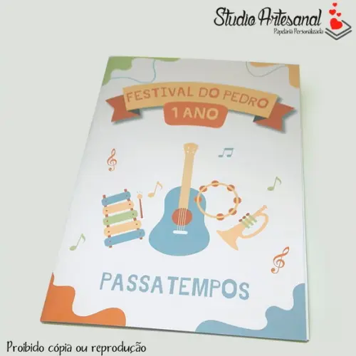 Livrinho de Atividades - Instrumentos Musicais