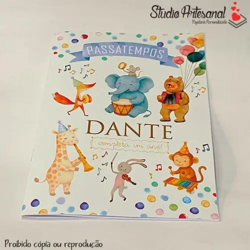 Livrinho de Atividades - Banda dos Bichos