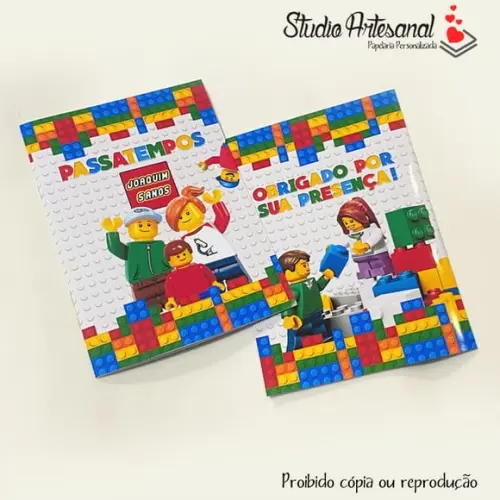 Livrinho de Atividades - Tema Lego