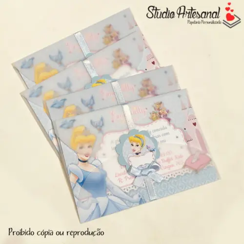 Convite Transparência - Cinderela