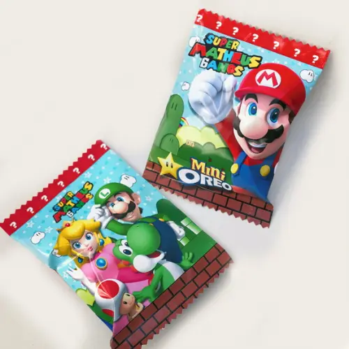 Biscoito Mini Oreo - Tema Mario Bros