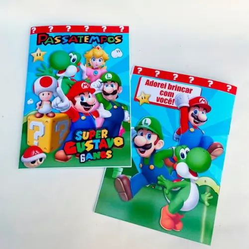 Livrinho de Passatempos Mario Bros