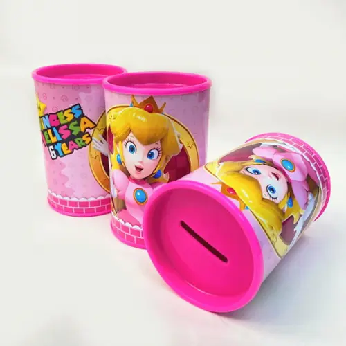Cofrinho Princesa Peach Pink - Mario Bros
