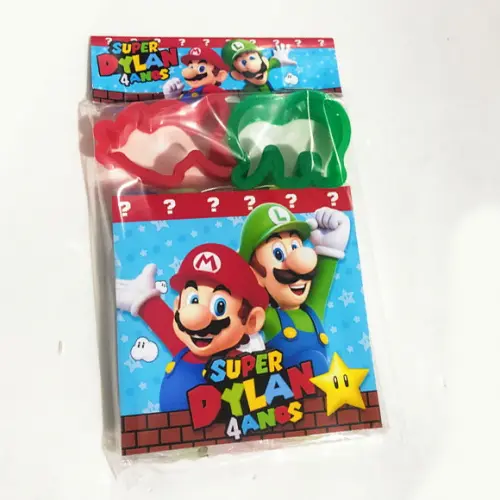 Kit Massinha e Cortadores - Mario Bros