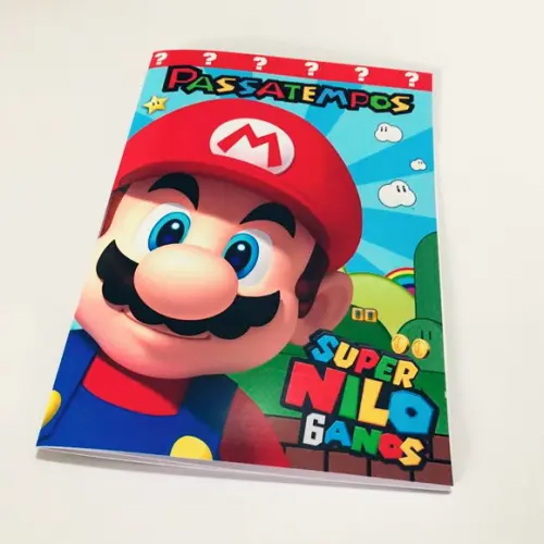 Livrinho de Passatempos Mario Bros