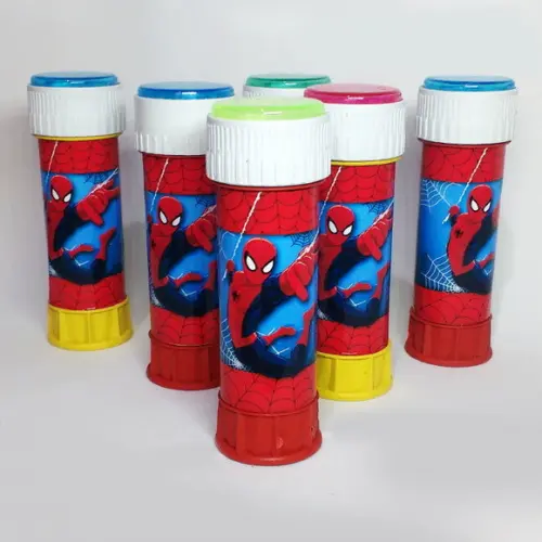 Bolinha de Sabão Personalizada Homem Aranha
