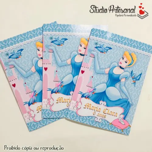 Livrinho de Colorir e Passatempos Cinderela