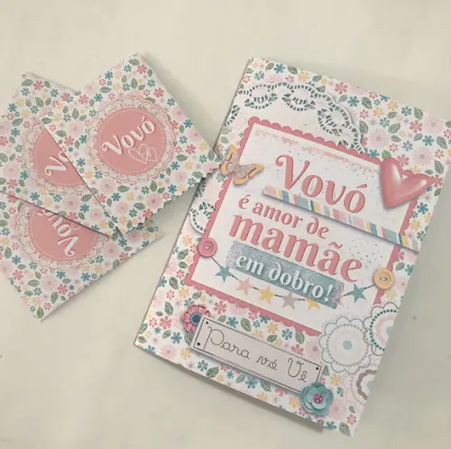 Álbum de Figurinhas para Dia das Mães para Vovó