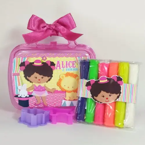 Kit Massinha com Maletinha - Circo Rosa
