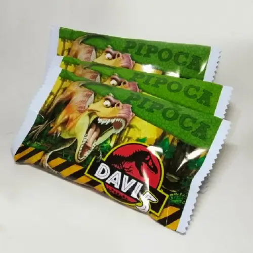 Pipoca Personalizada - Dinossauros Jurassic Park