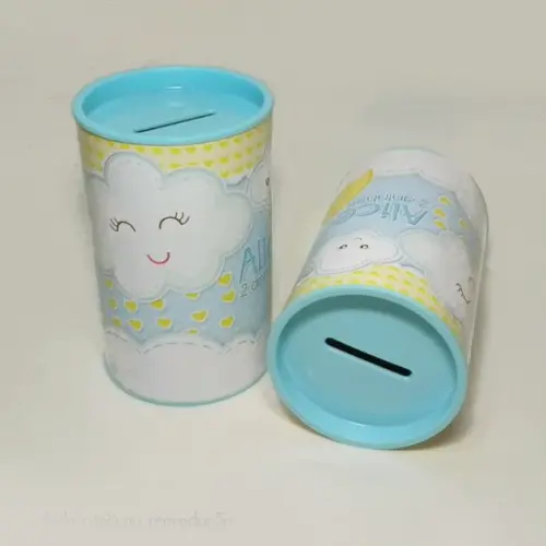 Cofrinho Tema Chuva de Amor
