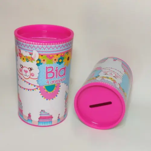 Cofrinho Lhama Pink