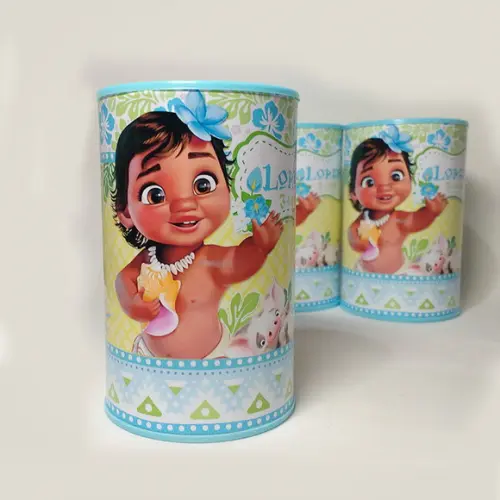 Cofrinho Personalizado Moana Azul