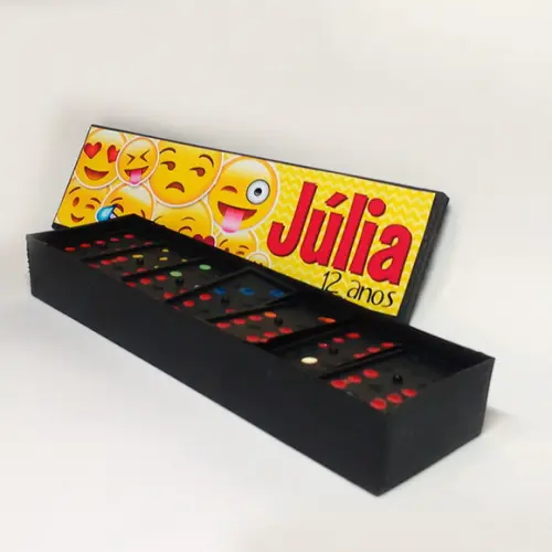 Jogo de Dominó Personalizado - Emoji