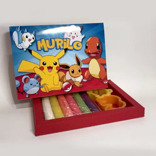 Kit Massinha e Cortadores - Pokemon