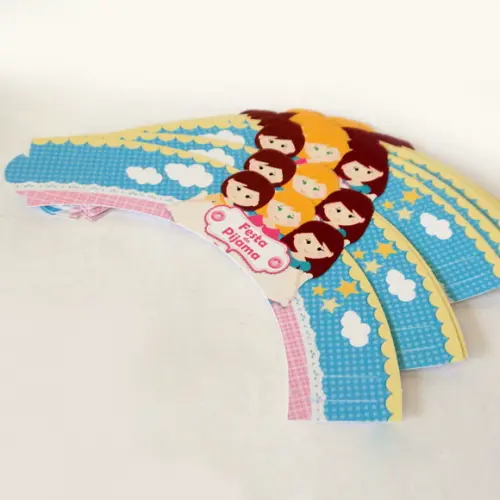 Wrapper para Cupcake Festa do Pijama