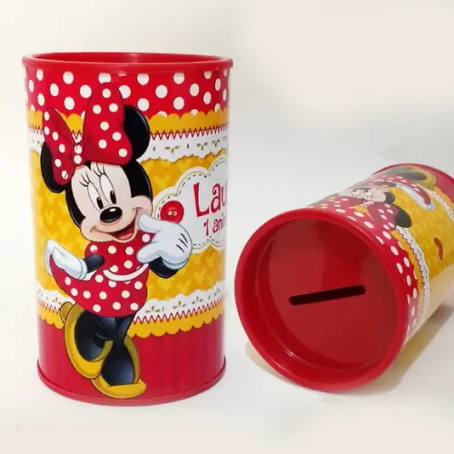 Cofrinho Minnie Vermelha
