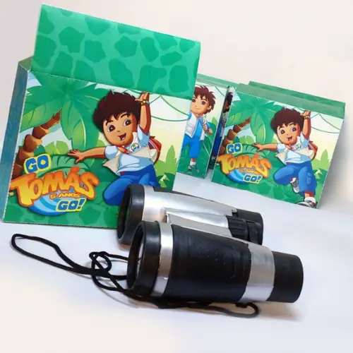 Caixinha com Binóculo - Go Diego Go