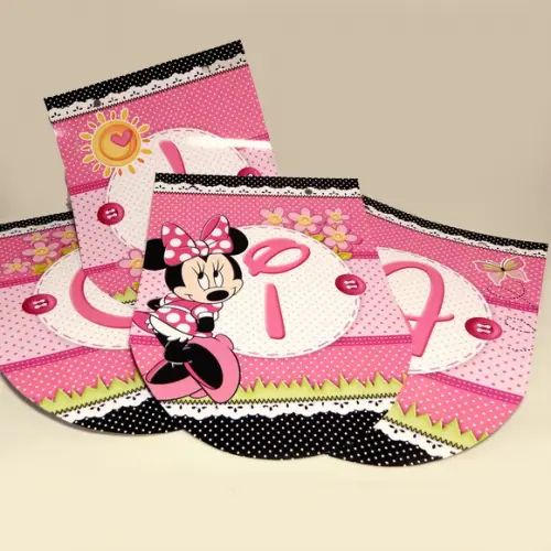 Bandeirola - Minnie Rosa