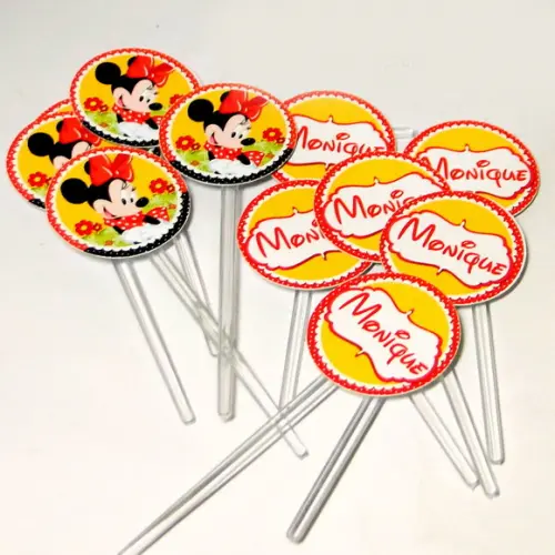 Toppers para Docinho - Minnie